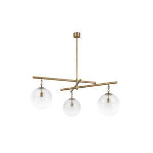 Wade 3-Light Chandelier in Patina Brass