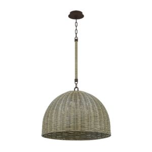 Huxley 3-Light Outdoor Pendant in Textured Bronze