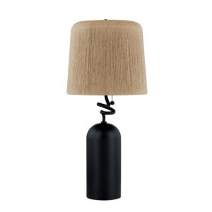 Morri 1-Light Table Lamp in Forged Iron