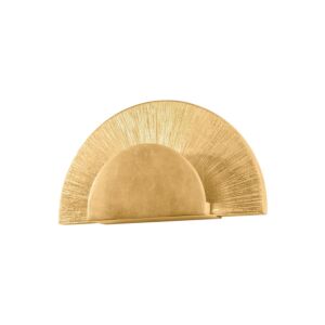 Homecrest 1-Light LED Wall Sconce in Vintage Gold Leaf