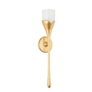 Bellerose 1-Light Wall Sconce in Vintage Gold Leaf