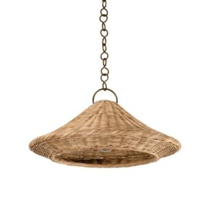 Baychester 1-Light Pendant in Bronze Leaf