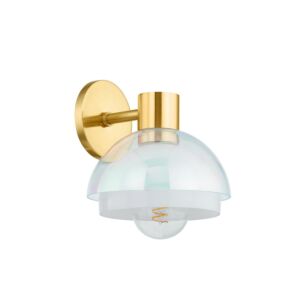 Modena 1-Light Wall Sconce in Aged Brass