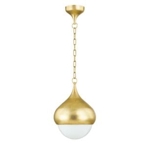 Luciel 1-Light Pendant in Vintage Gold Leaf