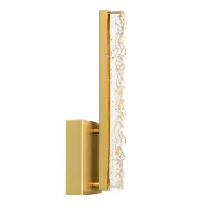 Stagger LED Wall Sconce in Brass