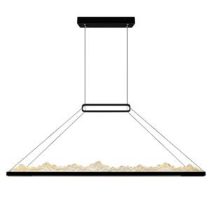 Himalayas LED Chandelier in Black