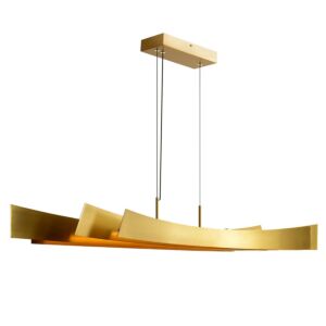 Candora LED Chandelier in Brass