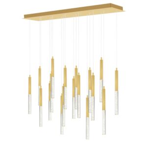 Dragonswatch LED Chandelier in Satin Gold