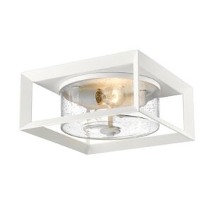 Smyth NWT 2-Light Outdoor Flush Mount in Natural White