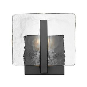 Aenon 1-Light Wall Sconce in Matte Black