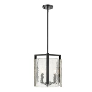 Aenon 3-Light Pendant in Matte Black