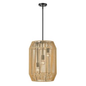 Marlee 3-Light Pendant in Matte Black