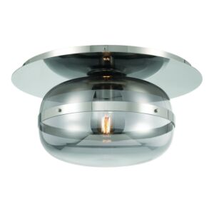 Nottingham 1-Light Flush Mount in Nickel