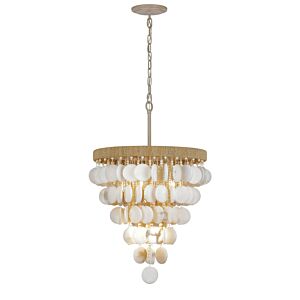 Aurelia'S Cove 8-Light Pendant in Autumn White