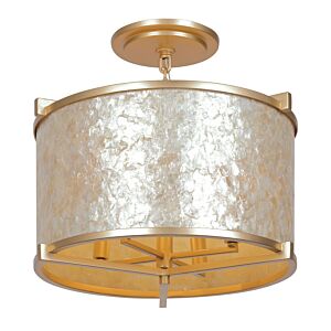 Sommers Bend 4-Light Semi-Flush Mount in Fawn Gold