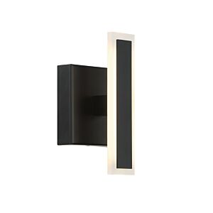 Edge 1-Light LED Wall Sconce in Coal