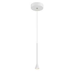 Piccolo 1-Light LED Mini Pendant in Matte White