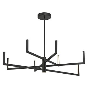 Articular 1-Light LED Chandelier in Coal