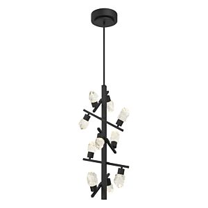 Kosmyc 1-Light LED Foyer Pendant in Sand Coal