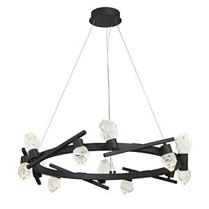 Kosmyc 1-Light LED Chandelier in Sand Coal