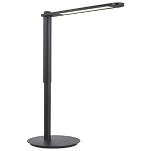 Kovacs 1-Light LED Table Lamp in Coal Black and Brushed Coal Black