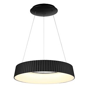 Star Gate 1-Light LED Pendant in Coal