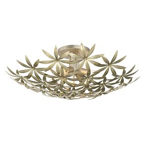 Flower Child 4-Light Flush Mount in Ambry Gold