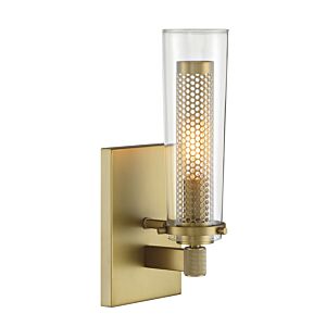 Emmerham 1-Light Wall Sconce in Soft Brass