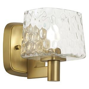 Drysdale 1-Light Bathroom Vanity Light in Soft Brass