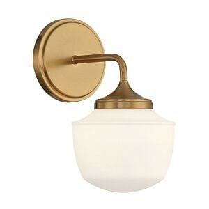 Cornwell 1-Light Bathroom Vanity Light in Antique Noble Brass