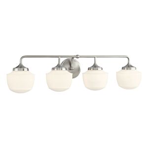 Cornwell 4-Light Bathroom Vanity Light in Brushed Nickel