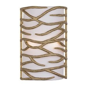 Branch Reality 2-Light Wall Sconce in Ashen Gold