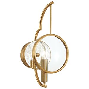 Into Focus 1-Light Wall Sconce in Brass Antq