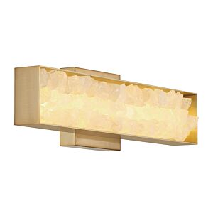 Divinely 1-Light LED Wall Sconce in Celeste Brass