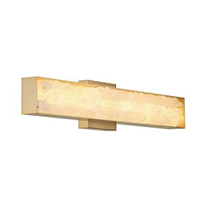 Divinely 1-Light LED Wall Sconce in Celeste Brass