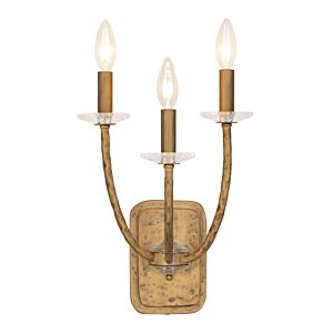 Atella 3-Light Wall Sconce in Ashen Gold