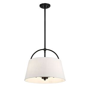 Headington 3-Light Island Pendant in Coal