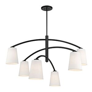 Headington 6-Light Chandelier in Coal