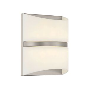 Velaux 1-Light LED Wall Sconce in Brushed Nickel