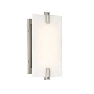 Alzen 1-Light LED Wall Sconce in Brushed Nickel