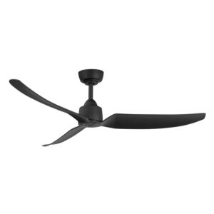 Hugo 52" Exterior Outdoor Ceiling Fan in Matte Black