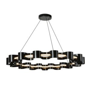 Nami LED Chandelier in Gloss Black