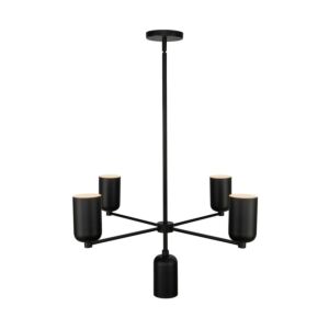 Nola 5-Light Chandelier in Black