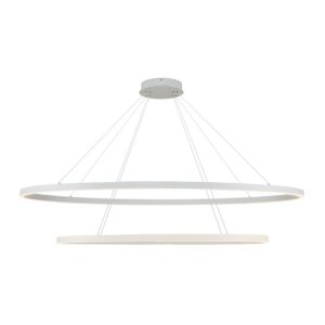 Ovale LED Chandelier in White