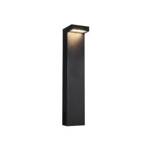 Evans LED Exterior Bollard in Black