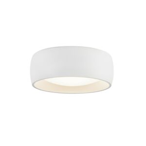 Savile LED Flush Mount in White