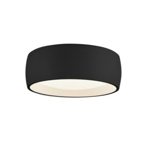 Savile LED Flush Mount in Black