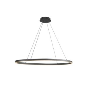 Ovale LED Linear Pendant in Black