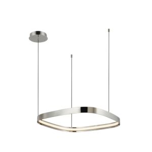 Yukon LED Pendant in Polished Nickel