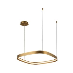 Yukon LED Pendant in Vintage Brass